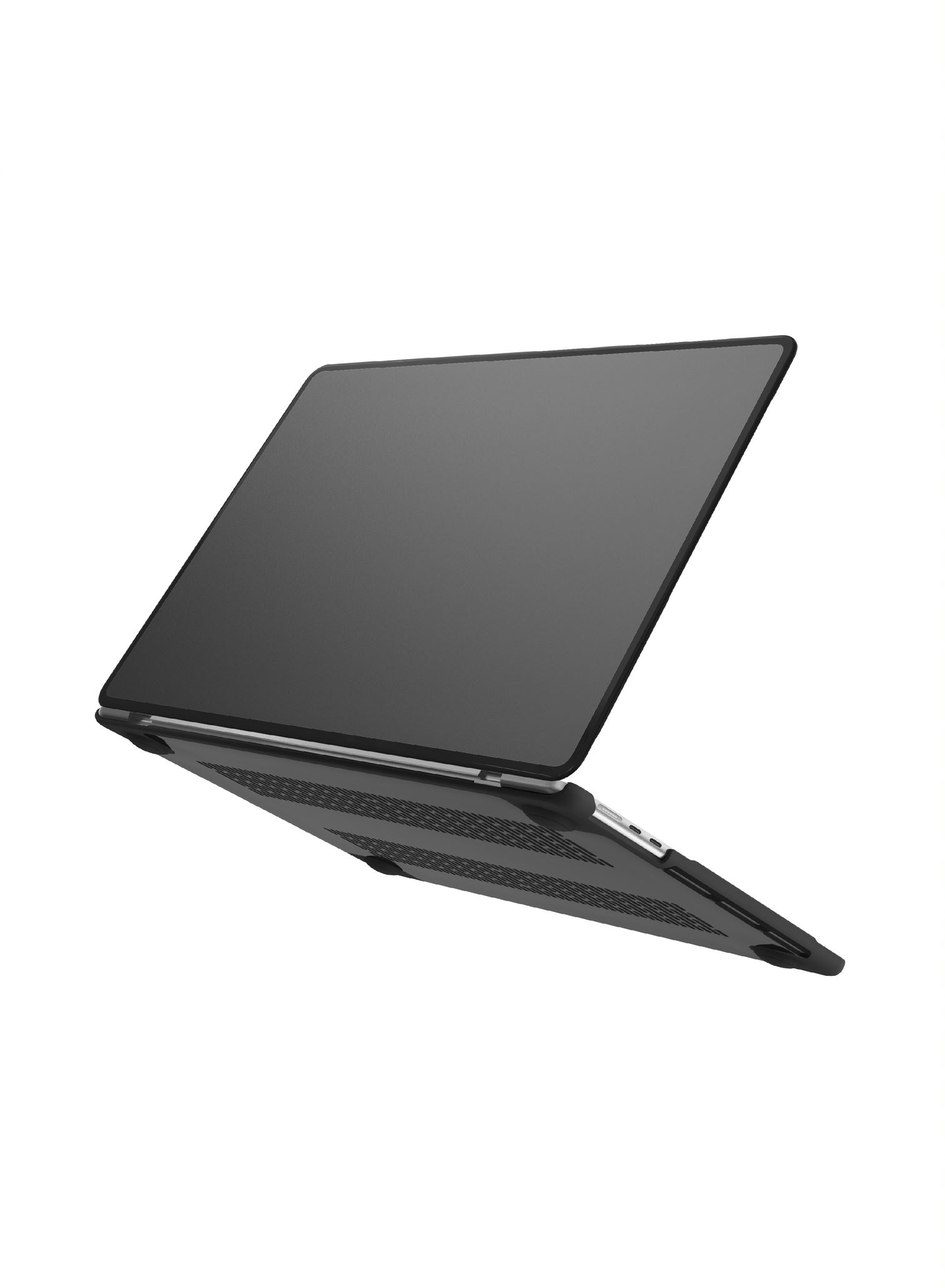 BLUPEBBLE FROST SNAPSHELL FOR MACBOOK AIR 13.6 INCH (2022) BLACK BP-MBBFS13AIR-BLK thumbnail 2