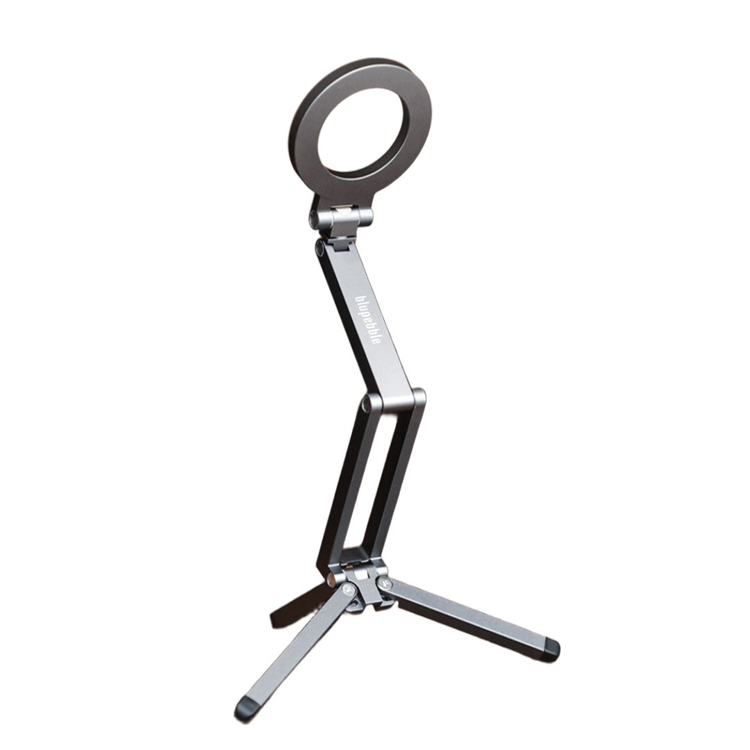 BLUPEBBLE MAGFLEX MULTI AXIS ROTATION SLEEK FOLDABLE STAND GRAY BP-MGCFLX-GY thumbnail 2