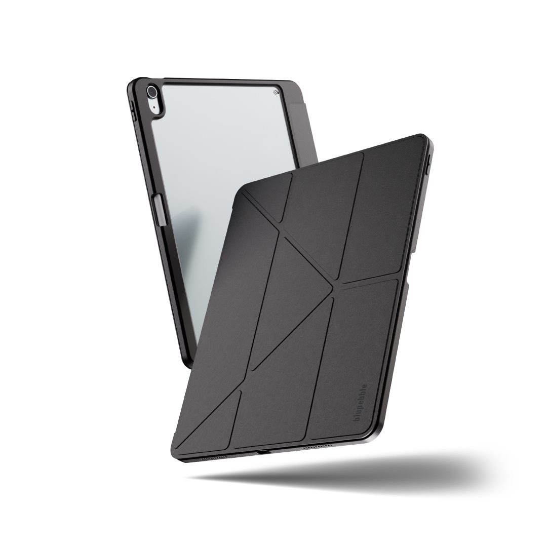 BLUPEBBLE IPAD 10.9 INCH NEW YORKER SLIM CASE W Y-FOLD STAND 2024 BLACK BP-NEWYORKER10GEN-BK thumbnail 2