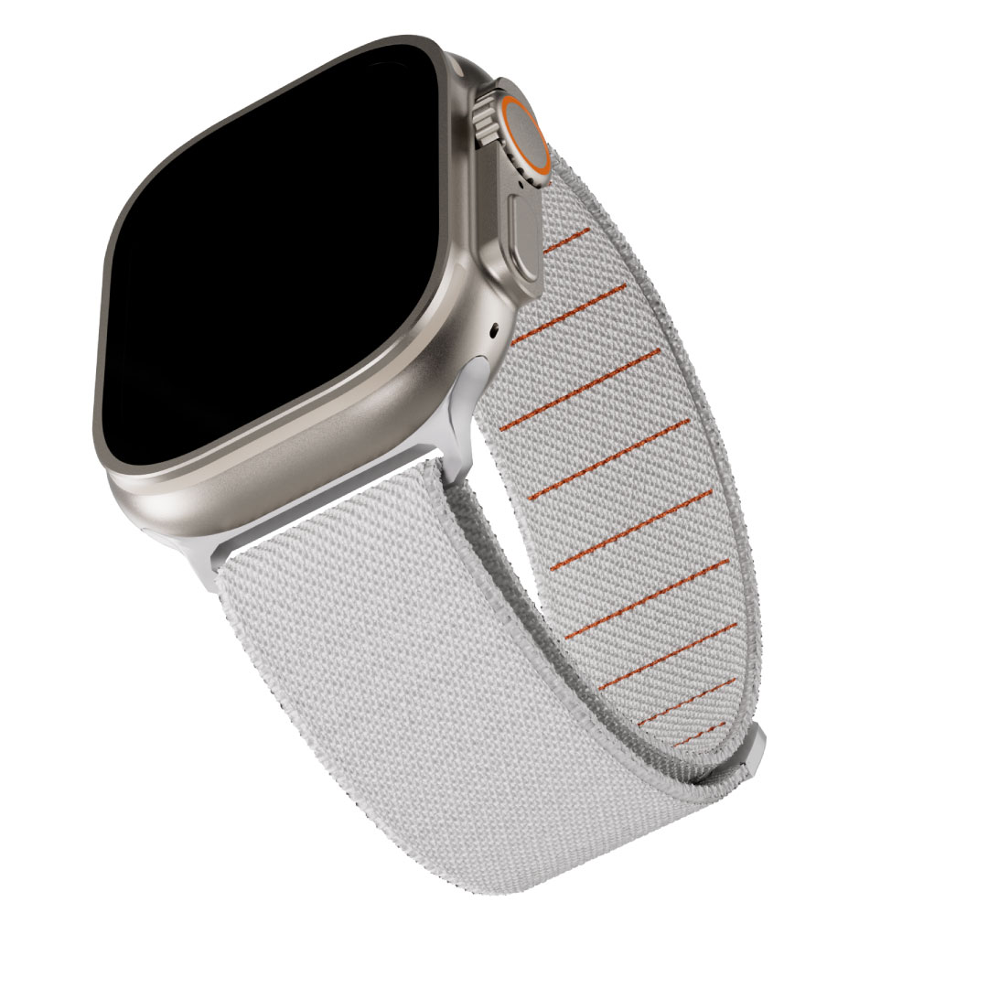 BLUPEBBLE APPLE WATCH STRAP ULTRA 3 AND SERIES 11 TERYN SERIES 49/46/45/44/42MM WHITE BP-TERYN-WH thumbnail 2