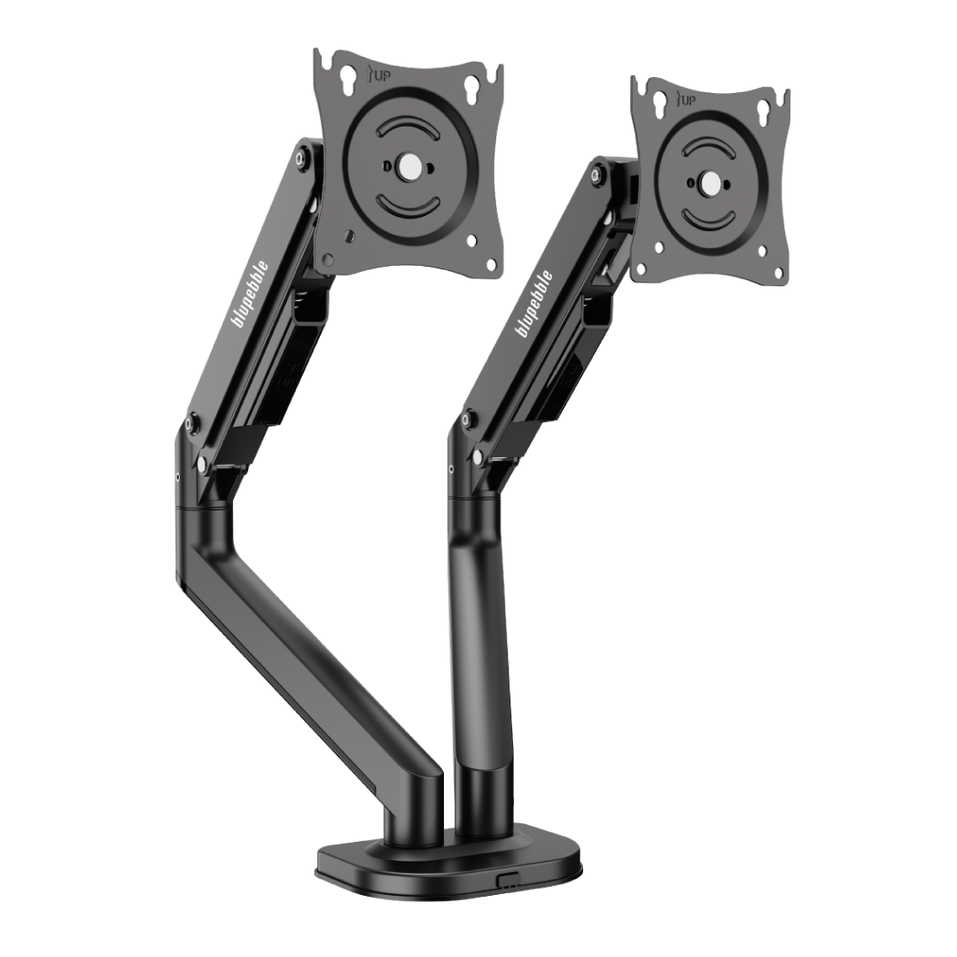 BLUPEBBLE VIEW MOUNT DUO MONITOR MOUNT 17 TO 32 INCHES BLACK BP-VIEWMNT2-BK thumbnail 2