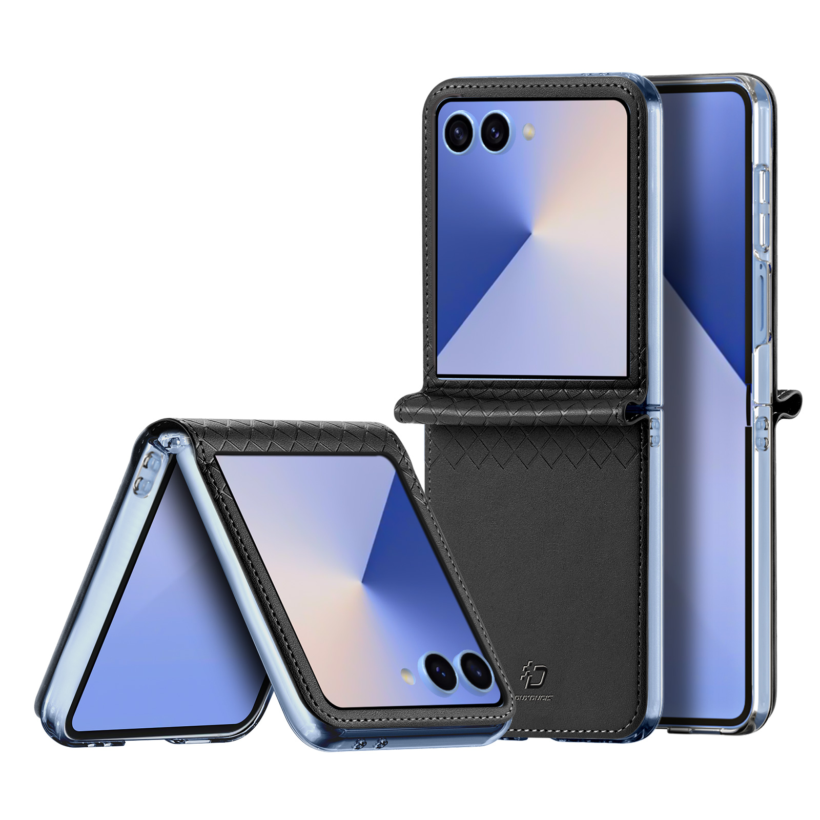 DUXDUCIS SAMSUNG Z FLIP 7 BRIL SERIES CASE BLACK BRIL0068 thumbnail 2
