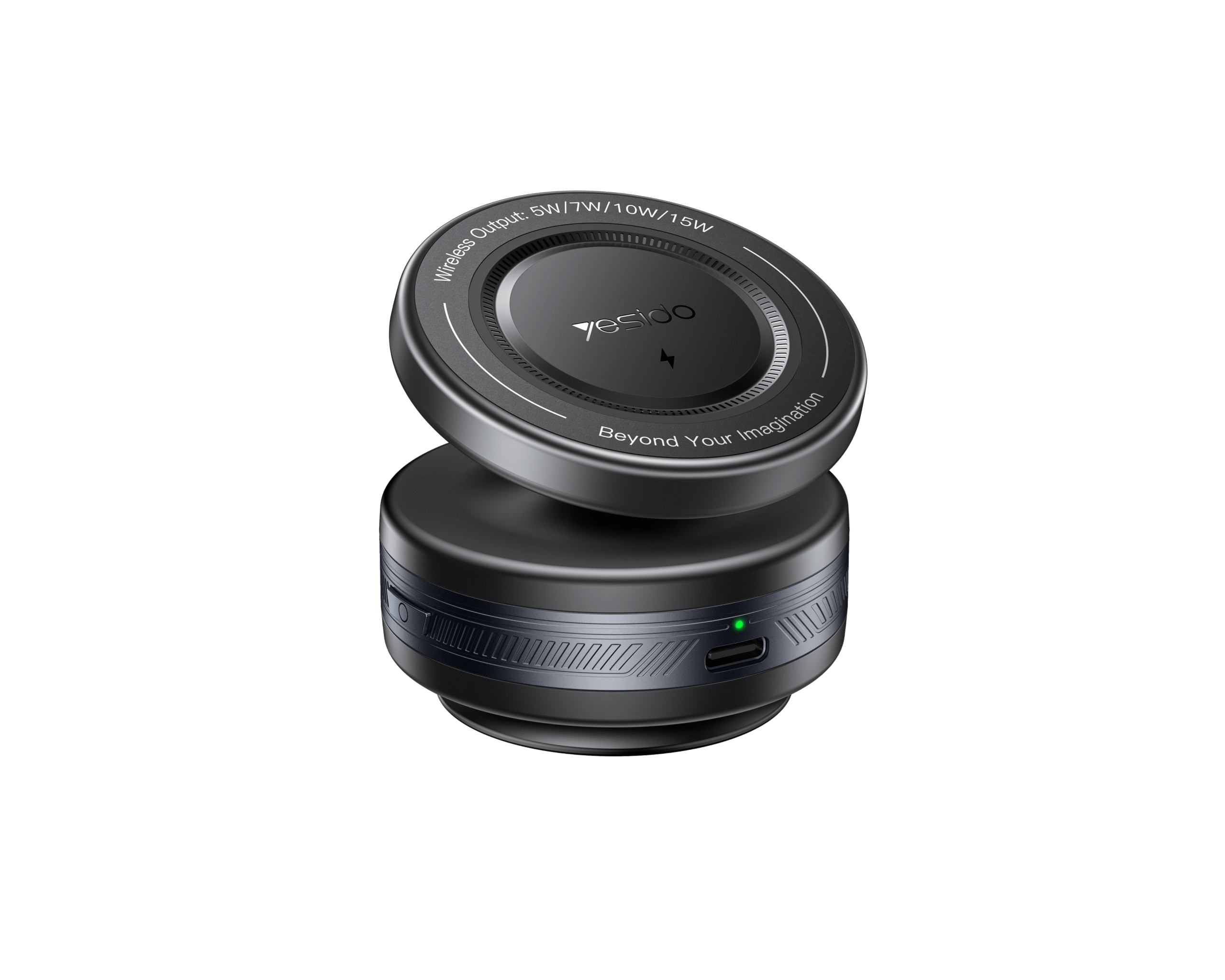 YESIDO MAGNET WIRELESS VACUUM SUCTION CUP BLACK C310 thumbnail 2