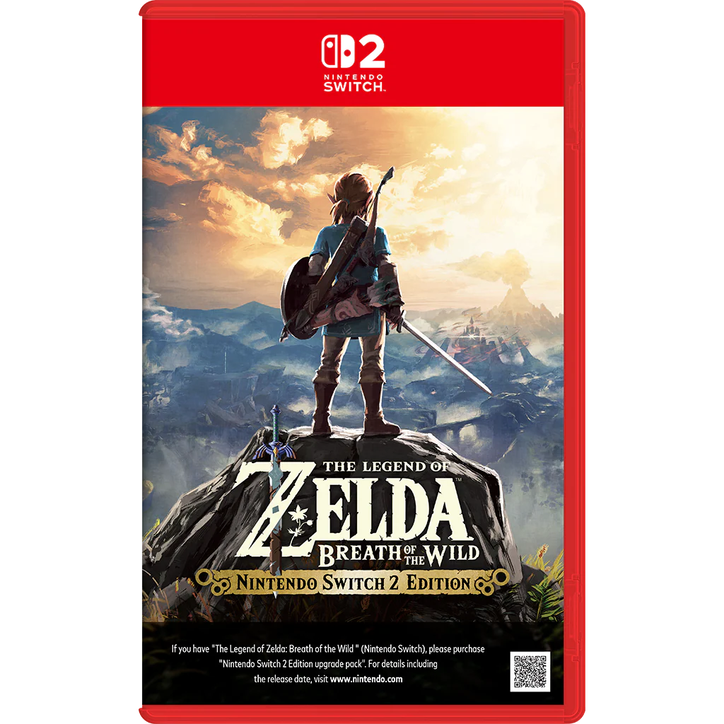 NINTENDO SWITCH 2 THE LEGEND OF ZELDA BREATH OF THE WILD GAME CD thumbnail 2