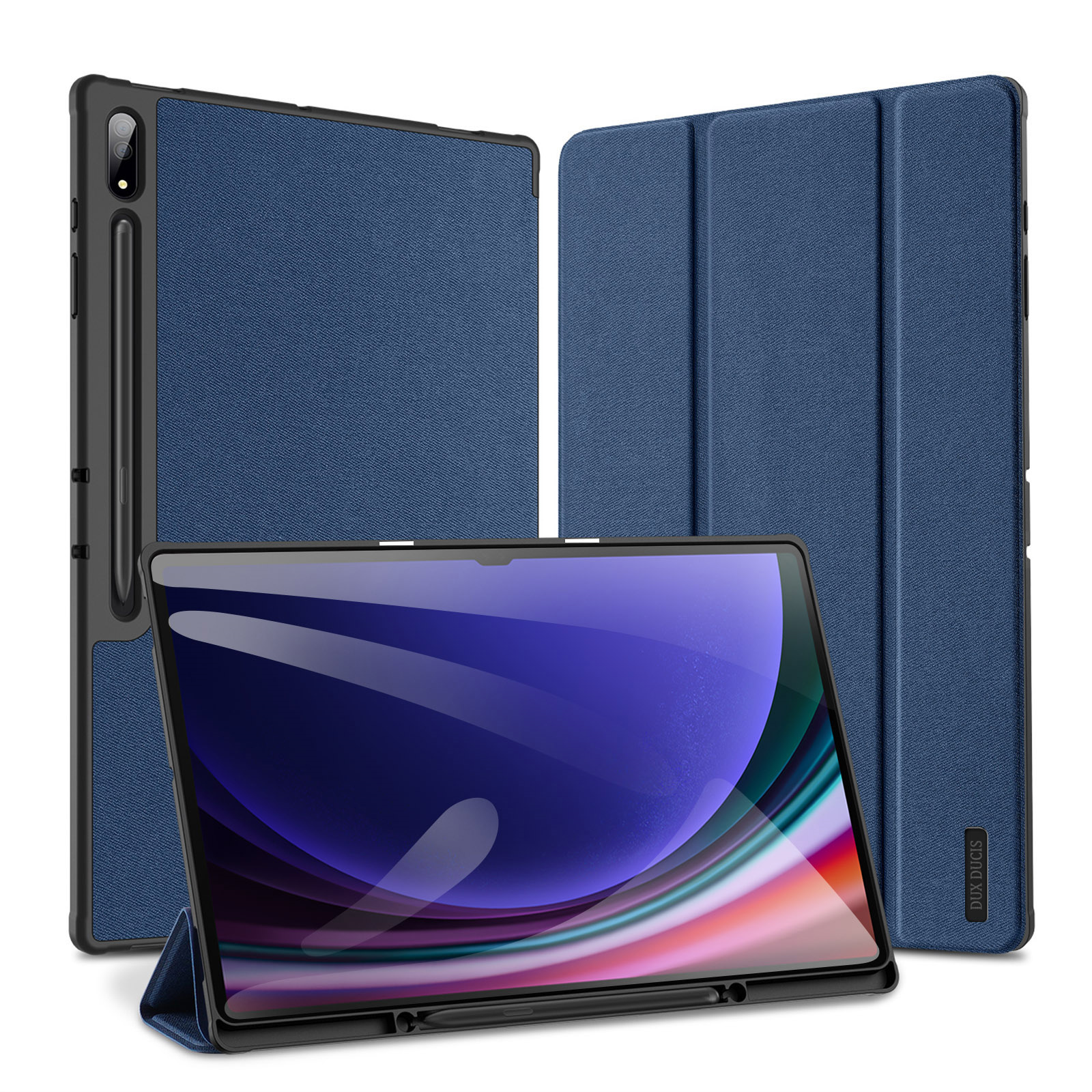 DUXDUCIS SAMSUNG TAB S10 ULTRA/S9 ULTRA/S8 ULTRA DOMO SERIES CASE BLUE DOMO475 thumbnail 2