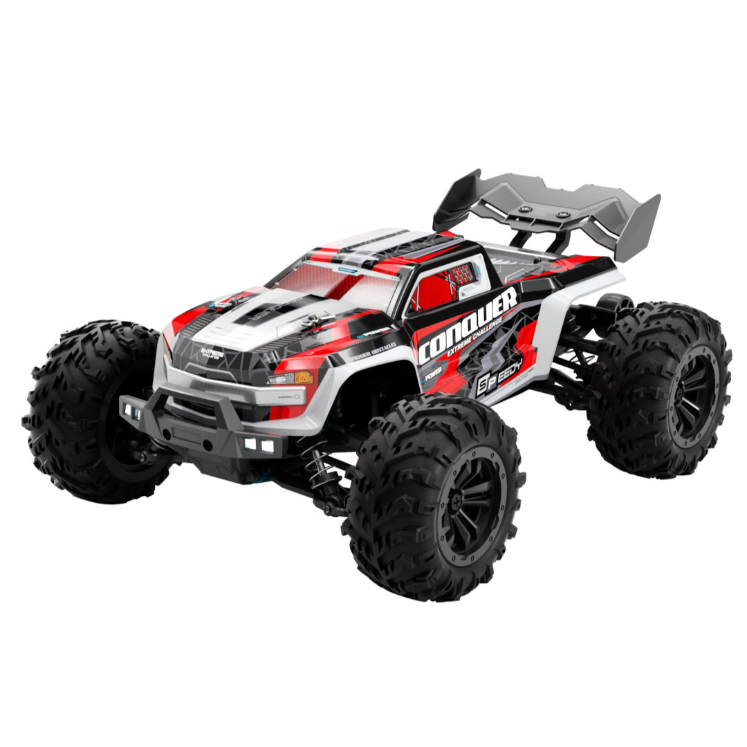 EPICARMA CONQUER 2.4G FULL SCALE CROSS COUNTRY HIGH SPEED RACING CAR RED EA-RTR525-RD thumbnail 2