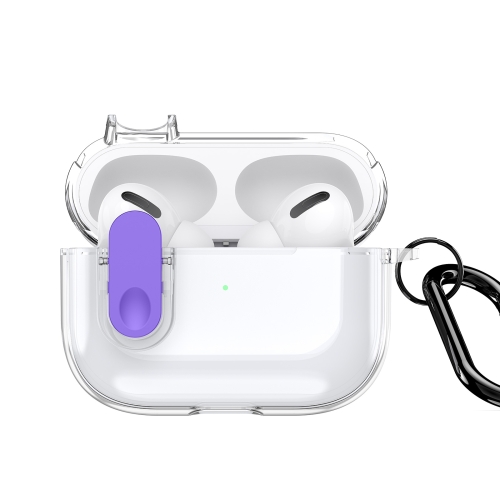 DUXDUCIS AIRPODS PRO 2 PECL SERIES CASE CLEAR PURPLE PECL0038 thumbnail 2
