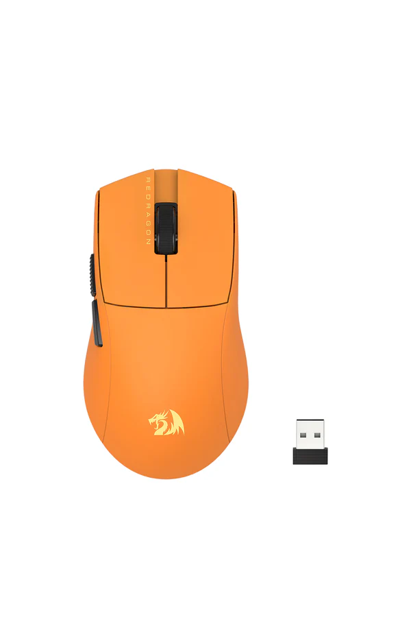 REDRAGON KING ULTRA WIRED WIRELESS GAMING MOUSE BLACK ORANGE M916OB-ULT thumbnail 2