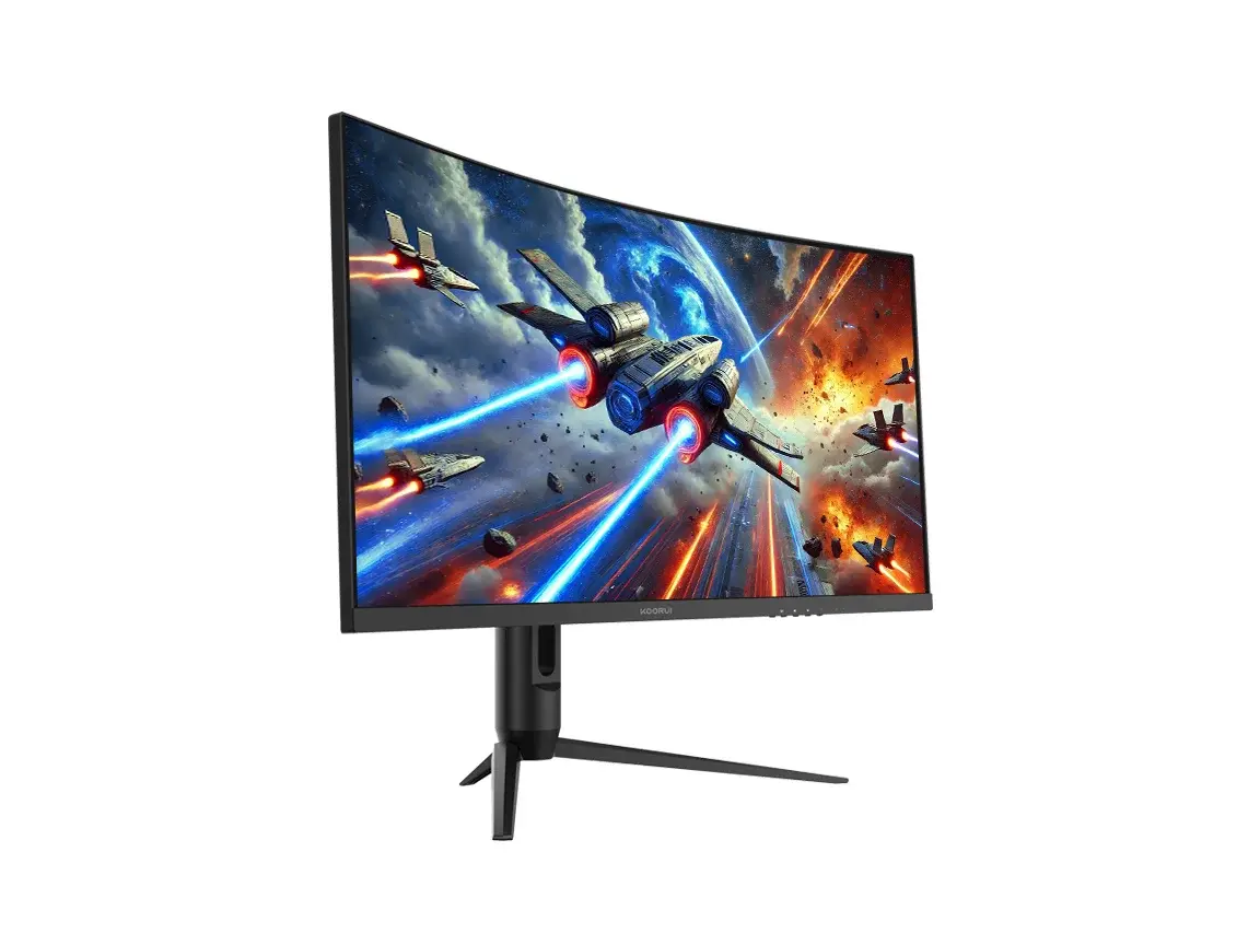 KOORUI 34 INCH UHD 3440X1440 240HZ 1MS VA PANEL GAMING MONITOR G3441XC thumbnail 2