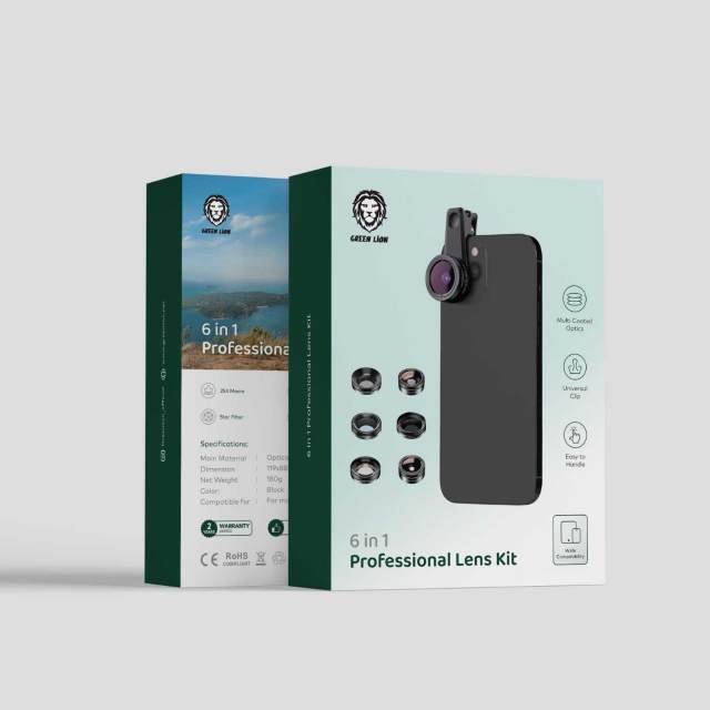 GREEN 6 IN 1 PROFESSIONAL LENS KIT BLACK GN6N1PROLKTBK thumbnail 2