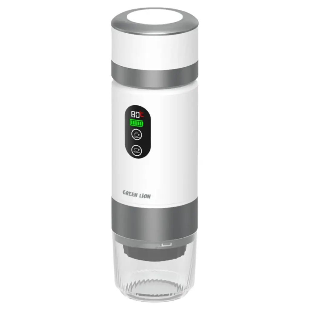 GREEN LION CAMPINAS PORTABLE COFFEE MAKER 80ML WHITE GNCPNSCOFMWH thumbnail 2