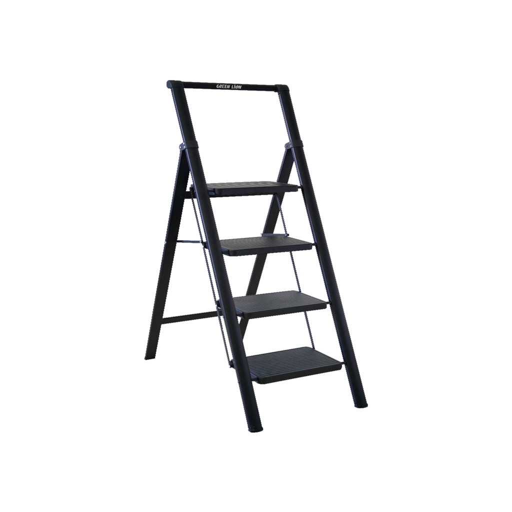 GREEN LION FOLDABLE LADDER 150 KG BLACK GNFLLADR150BK thumbnail 2