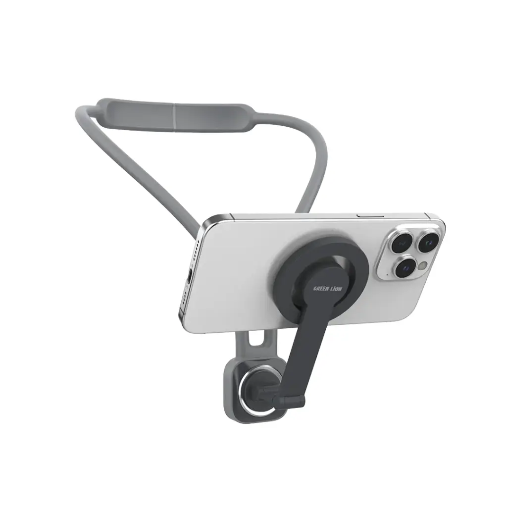 GREEN LION MAGSAFE NECK PHONE HOLDER GREY GNMGNCKHLGY thumbnail 2