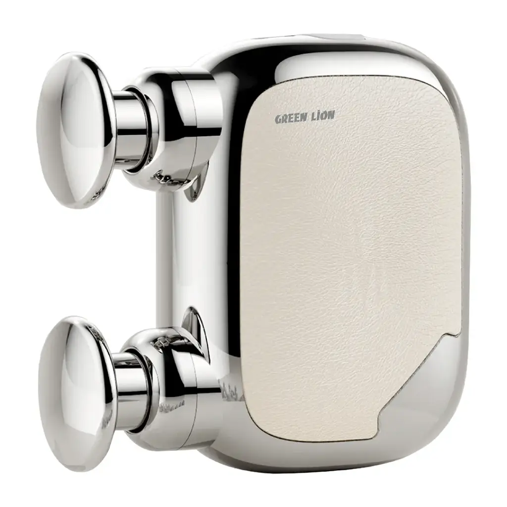 GREEN LION MINI FLEX DUAL HEAD MASSAGE GUN 3000 RPM SILVER GNMINFLXMGSL thumbnail 2