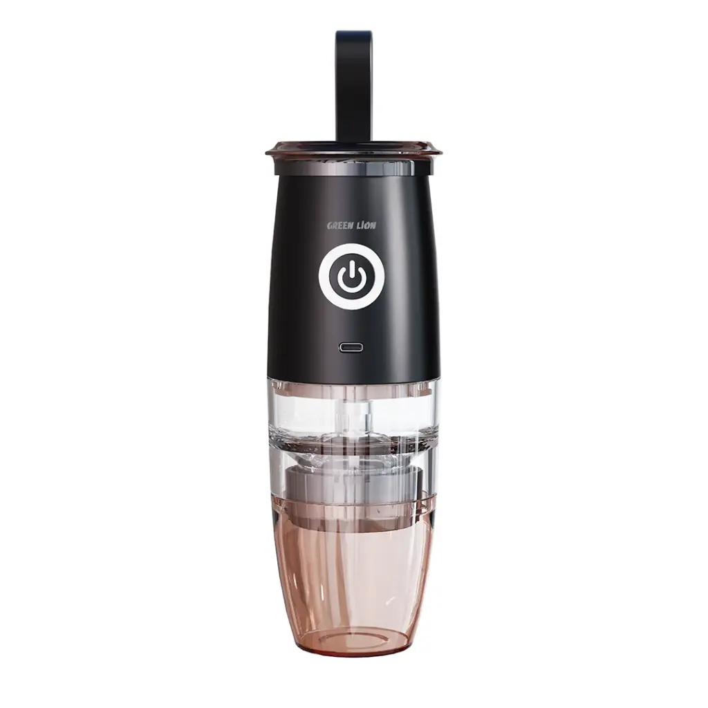 GREEN LION PORTABLE COFFEE GRINDER BLACK GNPCGKF01BK thumbnail 2