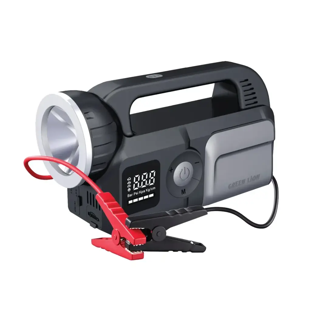 GREEN LION SAVIOR 12V JUMP STARTER 8L GASOLINE 6L DIESEL ENGINES GRAY GNSAVRJSGY thumbnail 2