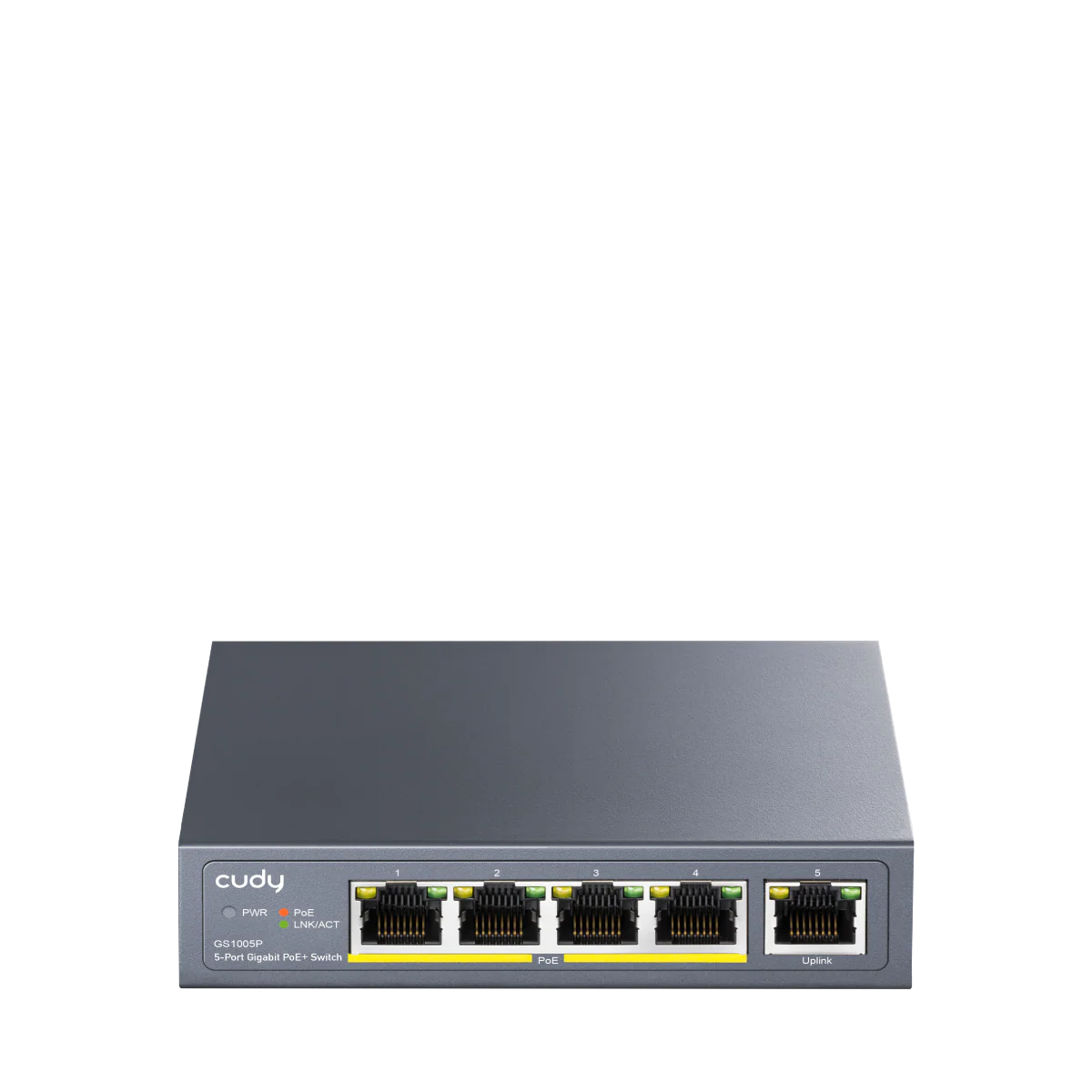 CUDY GS1005P 5 PORT GIGABIT ETHERNET UNMANAGED POE+ SWITCH GS1005P thumbnail 2