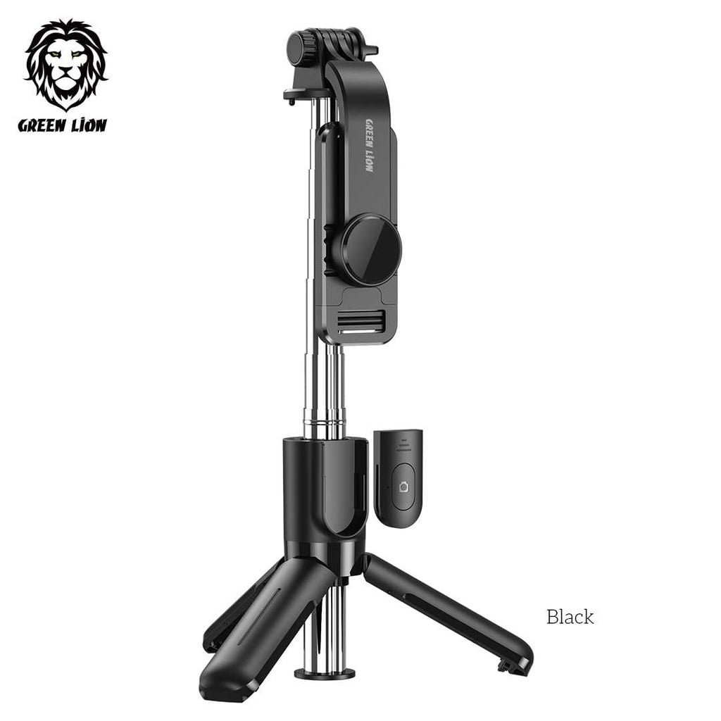 GREEN LION BROADCAST & SELFIE STICK 600MM WITH DETACHABLE REMOTE CONTROL BLACK GNBSSTKBK thumbnail 2