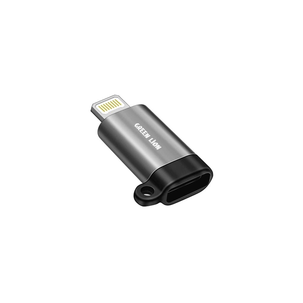 GREEN LION TYPE-C TO LIGHTNING ADAPTER GRAY GNLTOCACGY thumbnail 2