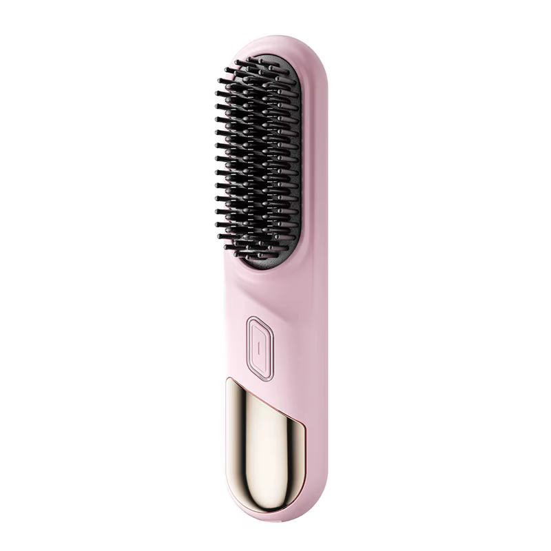 PORODO CORDLESS STRAIGNTENING COMB PINK PDLFSTJN106PK thumbnail 2