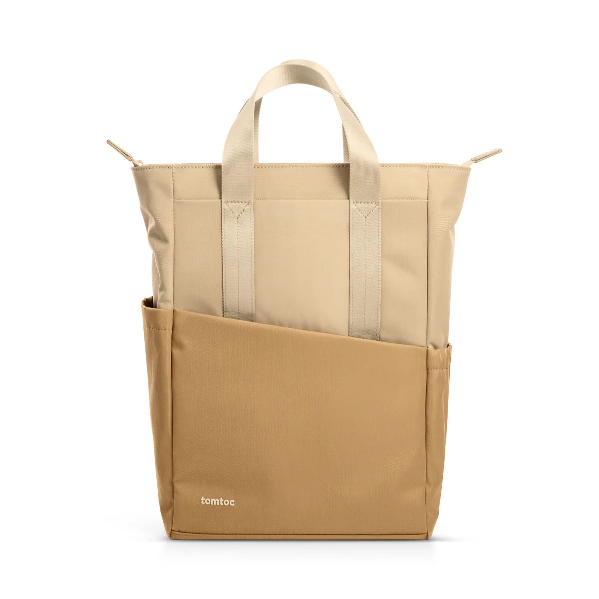 TOMTOC SLASH T63 LAPTOP BACKPACK SAND BROWN T63M1K1 thumbnail 2