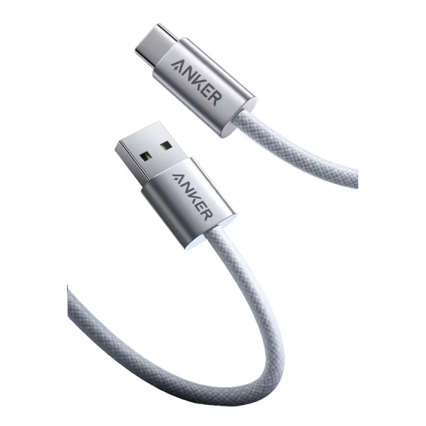 ANKER ZOLO USB-A TO C BRAIDED 3.3FT WHITE-A8052H21 thumbnail 2