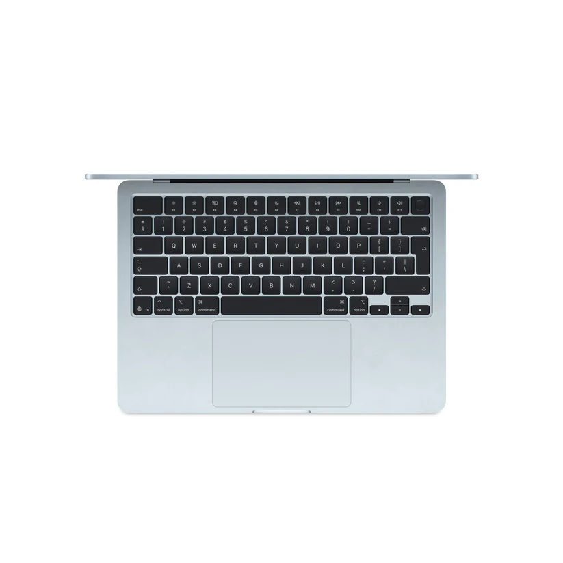 APPLE MACBOOK AIR 13-INCH M5 CHIP WITH 10 CORE CPU 10 CORE GPU 24GB 1TB ARABIC-ENGLISH SKY BLUE MDHK4 thumbnail 2