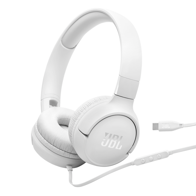 JBL TUNE 520C USBC WIRED HEADSET WHITE thumbnail 2