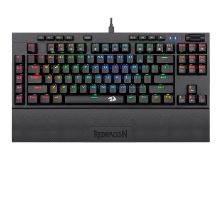Redragon K596 RGB Pro Mechanical Gaming Keyboard – Compact Design, Red Switches, and Vibrant RGB Power thumbnail 2