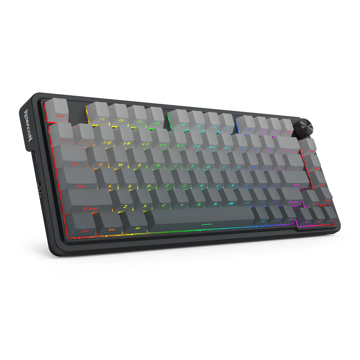 REDRAGON UCAL PRO 82 KEYS TRI-MODE GAMING KEYBOARD BLACK K673SP-RGB-PRO thumbnail 2