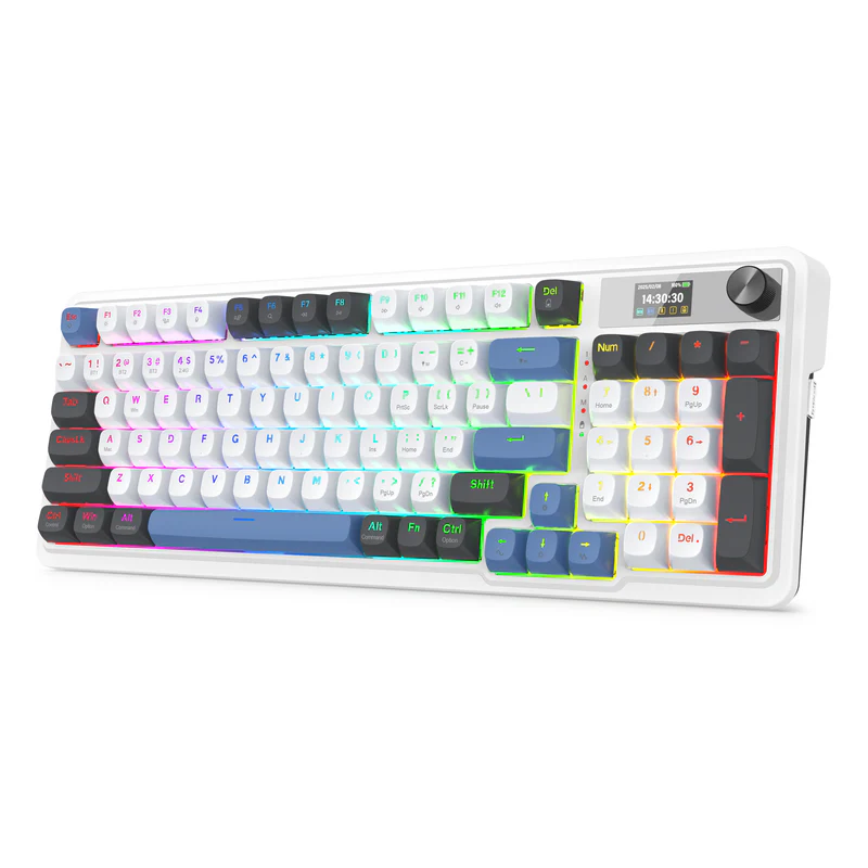 REDRAGON GALATIN PRO K719 RGB TRI-MODE GASKET MOUNTED MECHANICAL KEYBOARD K719WGB-RGB-PRO thumbnail 2