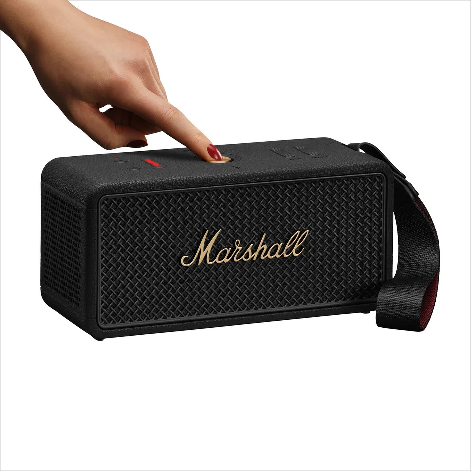 MARSHAL MIDDLETON II PORTABLE BLUETOOTH SPEAKER BLACK AND BRASS MIDDLETON2-BK-BRS thumbnail 2