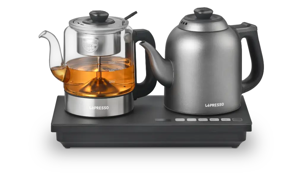 LEPRESSO AURABREW TEA BREWER AND WATER BOILER WITH INTERACTIVE PANEL GREY LPCFFAB0032GY thumbnail 2