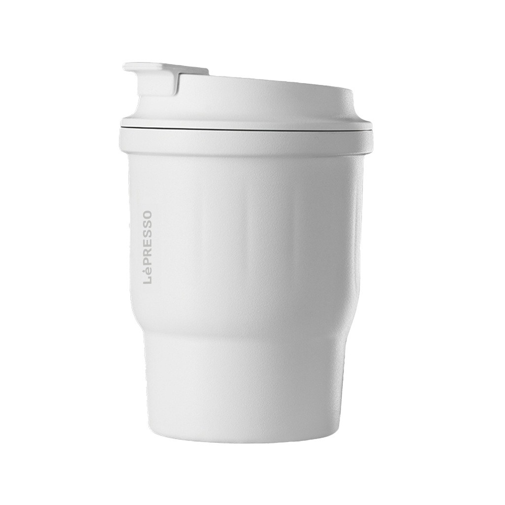 LEPRESSO INSULATED TUMBLER HOT & COLD DRINKS WHITE LPCM450WH thumbnail 2