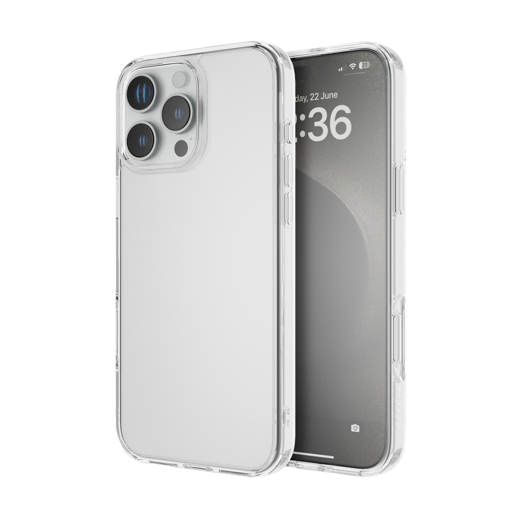 LEVELO CLARA IPHONE 16 PRO CLEAR CASE LVLCC16PCL thumbnail 2