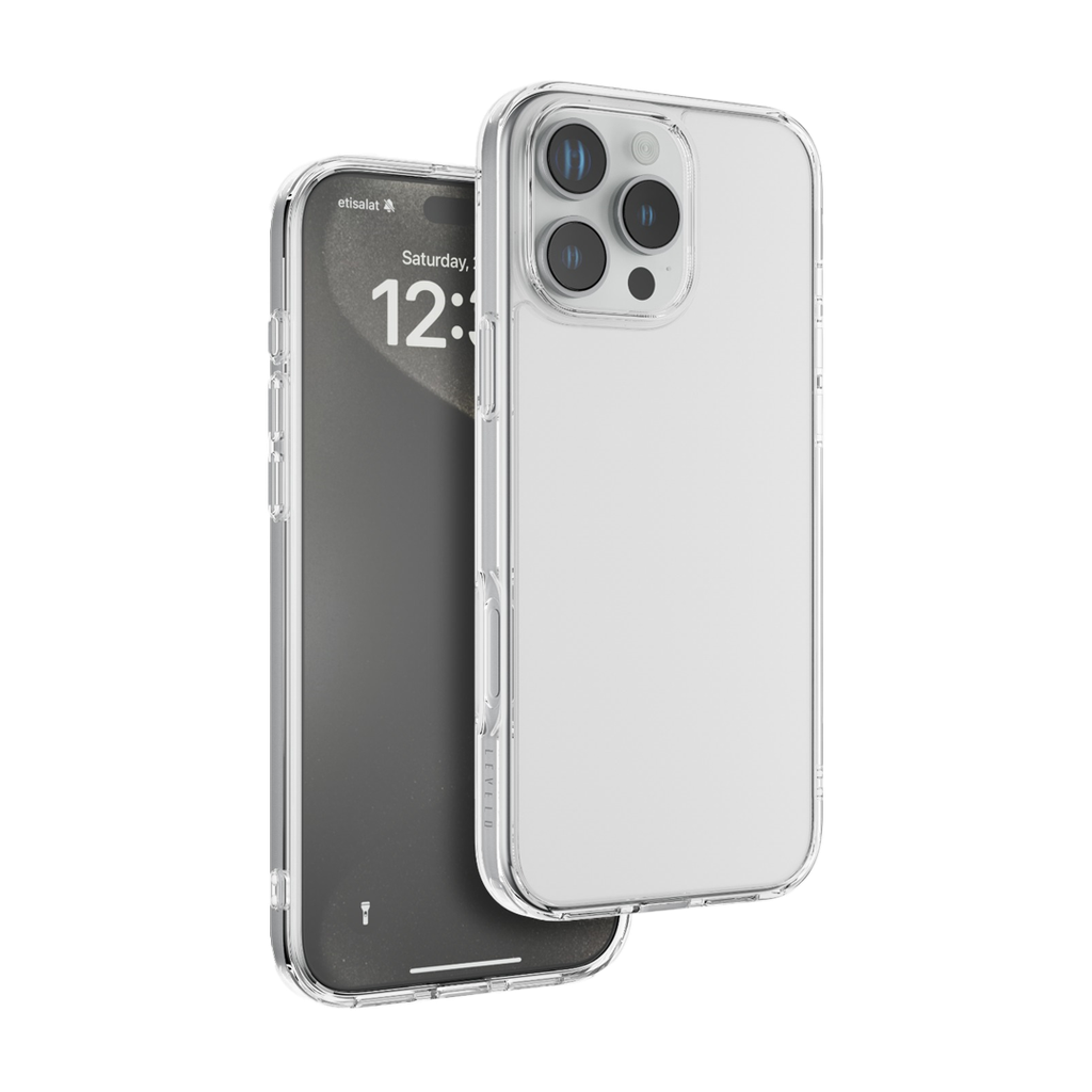 LEVELO CLARA IPHONE 16 PRO MAX CLEAR CASE LVLCC16PMCL thumbnail 2