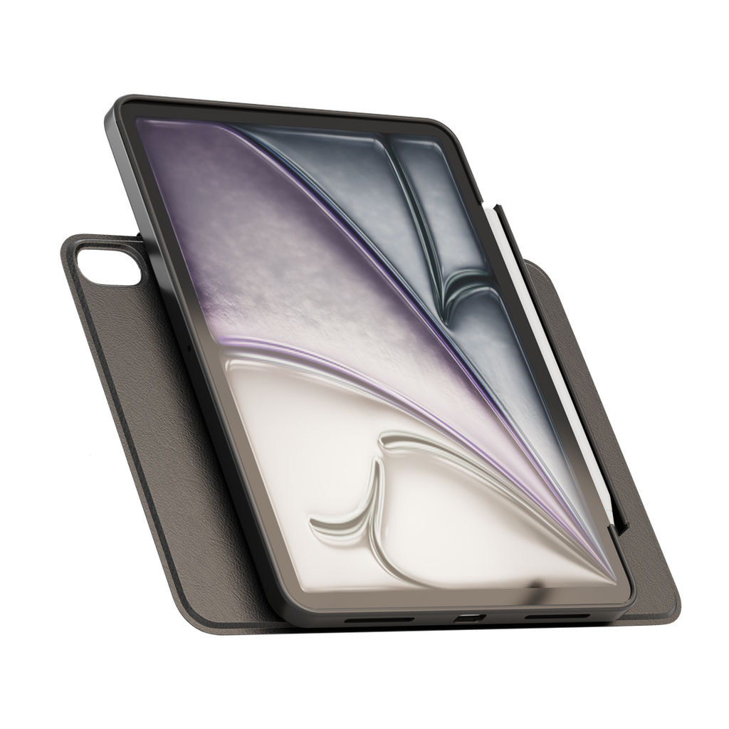 LEVELO IPAD AIR 13 INCH (2024) CONVERGE DETACHABLE CASE BLACK LVLCDCA13BK thumbnail 2