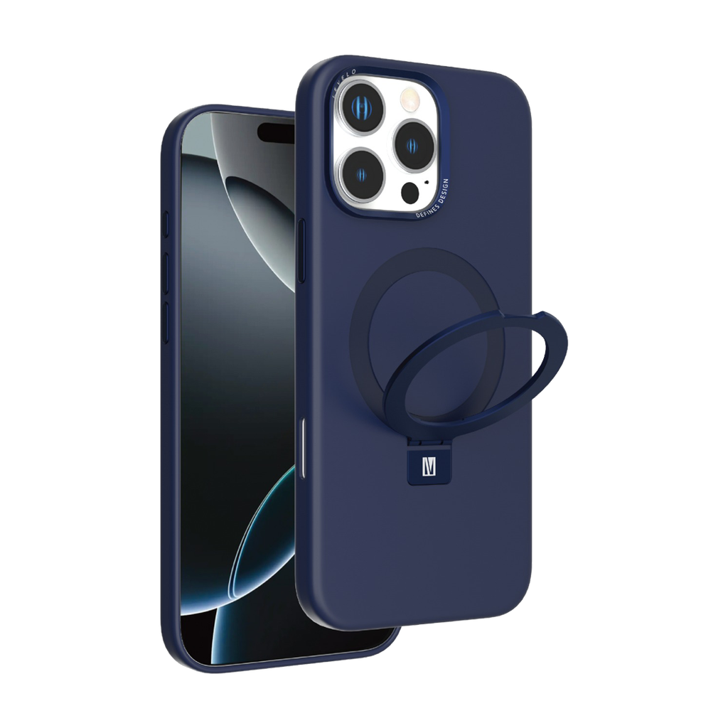LEVELO IPHONE 16 PRO IRIS PRO MAGSAFE LIQUID SILICONE CASE BLUE LVLIPSC16PBL thumbnail 2