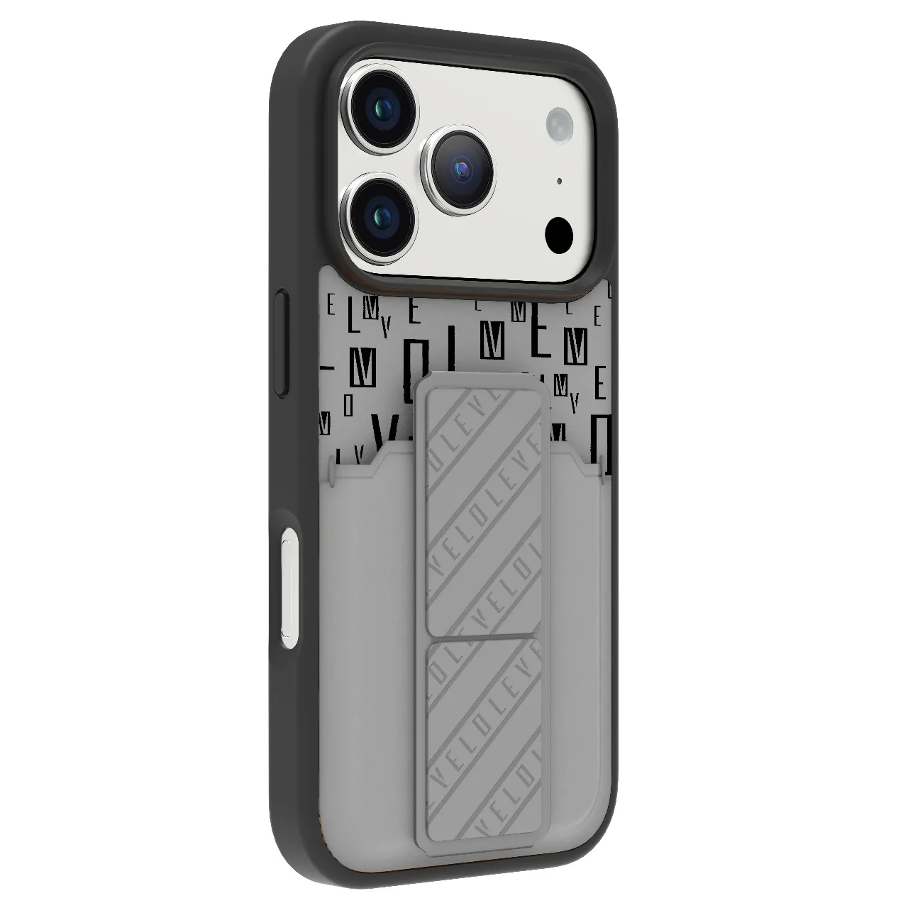 LEVELO MORPHIX IPHONE 17 PRO GRIPSTAND CASE WITH CARD HOLDER CLOUD GREY LVLMRPGCIP17PCGY thumbnail 2