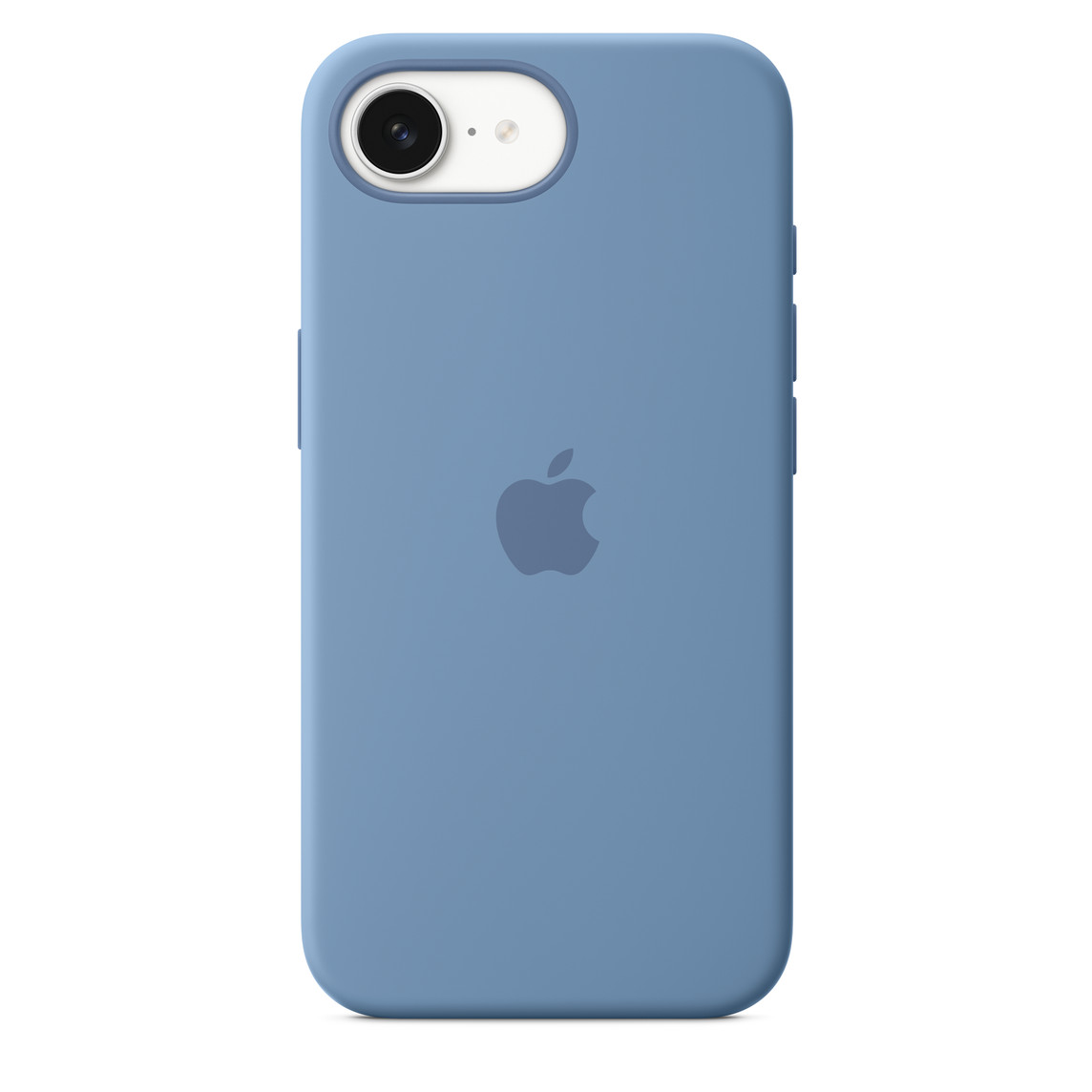 APPLE IPHONE 16E SILICONE CASE WINTER BLUE MD3Q4 thumbnail 2
