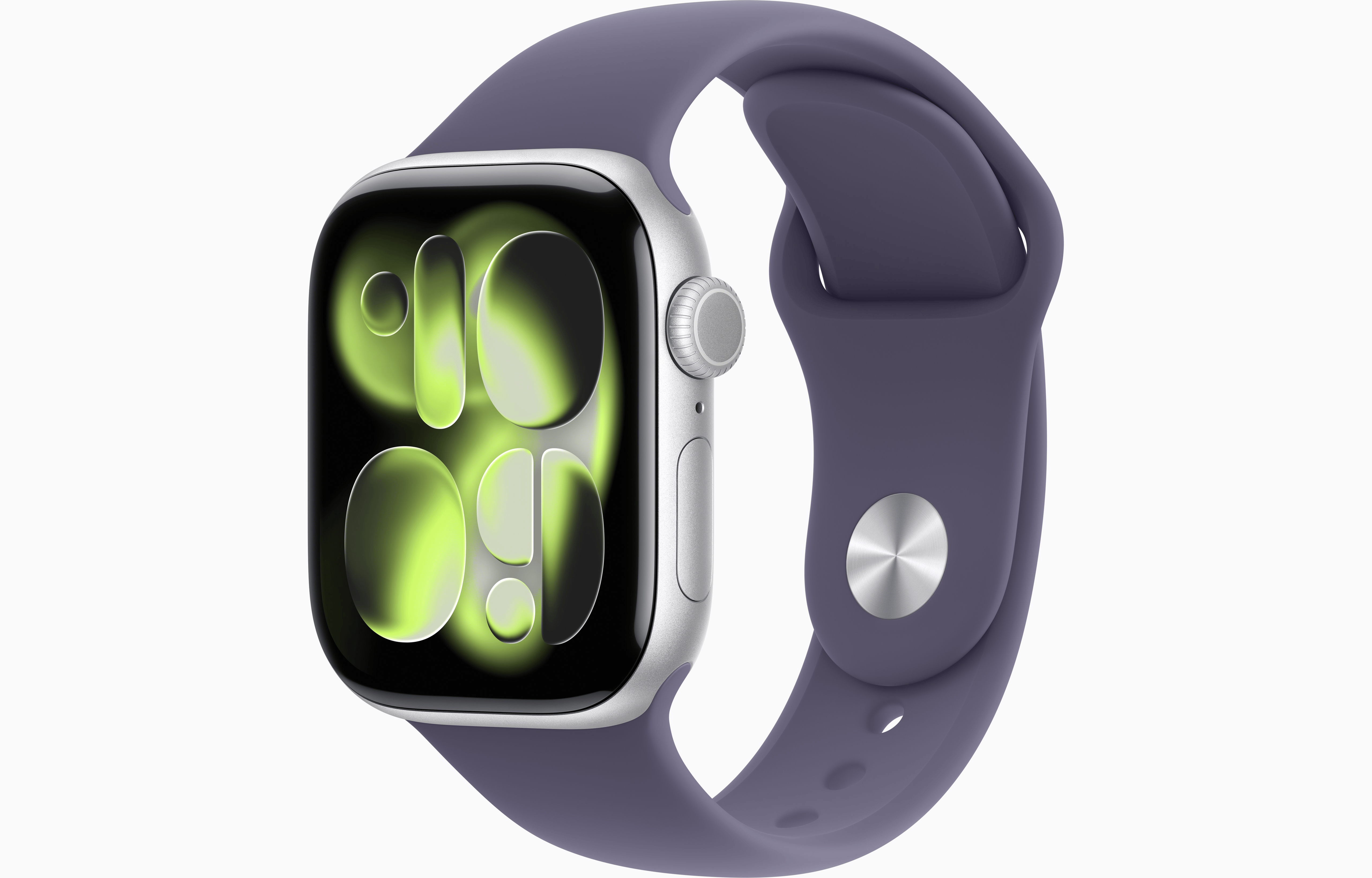 APPLE WATCH SERIES 11 42MM GPS+CELLULAR SILVER ALUMINIUM PURPLE FOG SPORT BAND M-L MF8J4 thumbnail 2