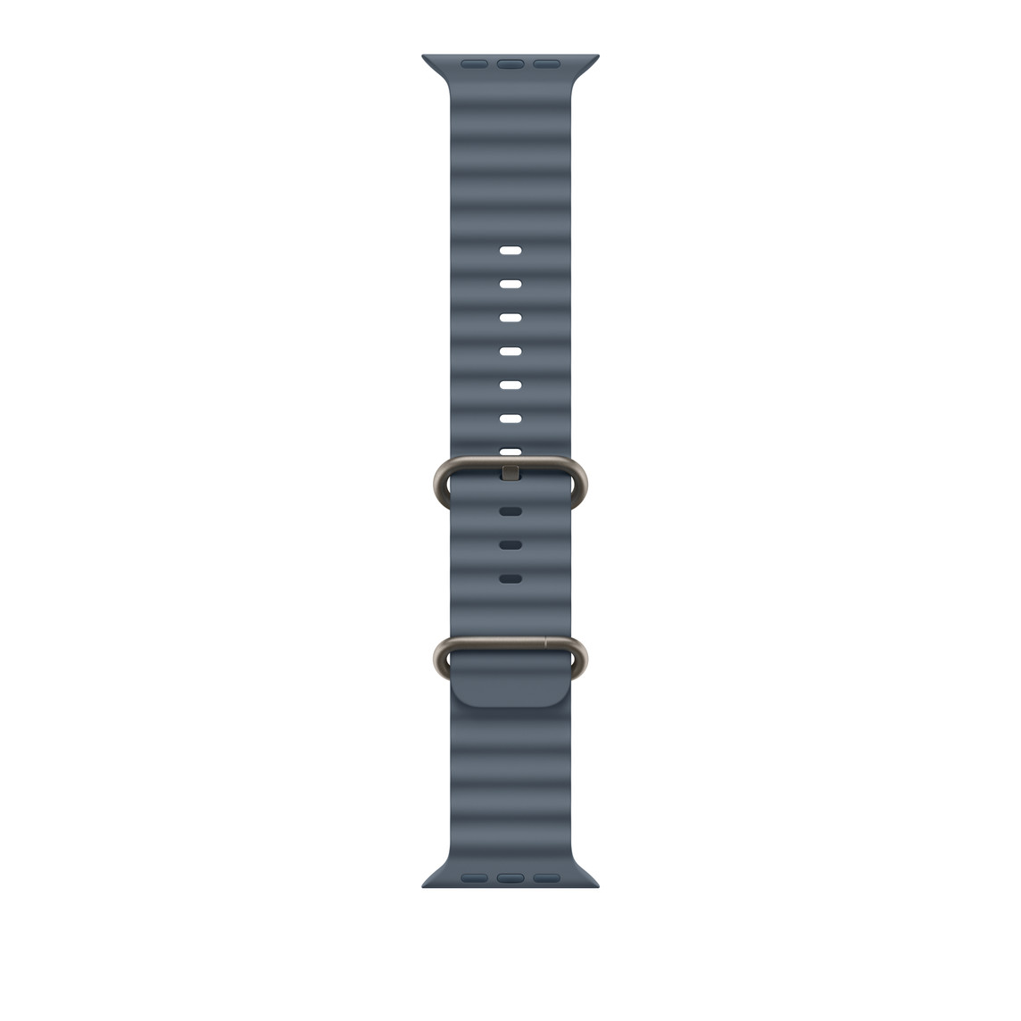 APPLE WATCH 49MM ANCHOR BLUE NATURAL TITANIUM OCEAN BAND MGCC4 thumbnail 2