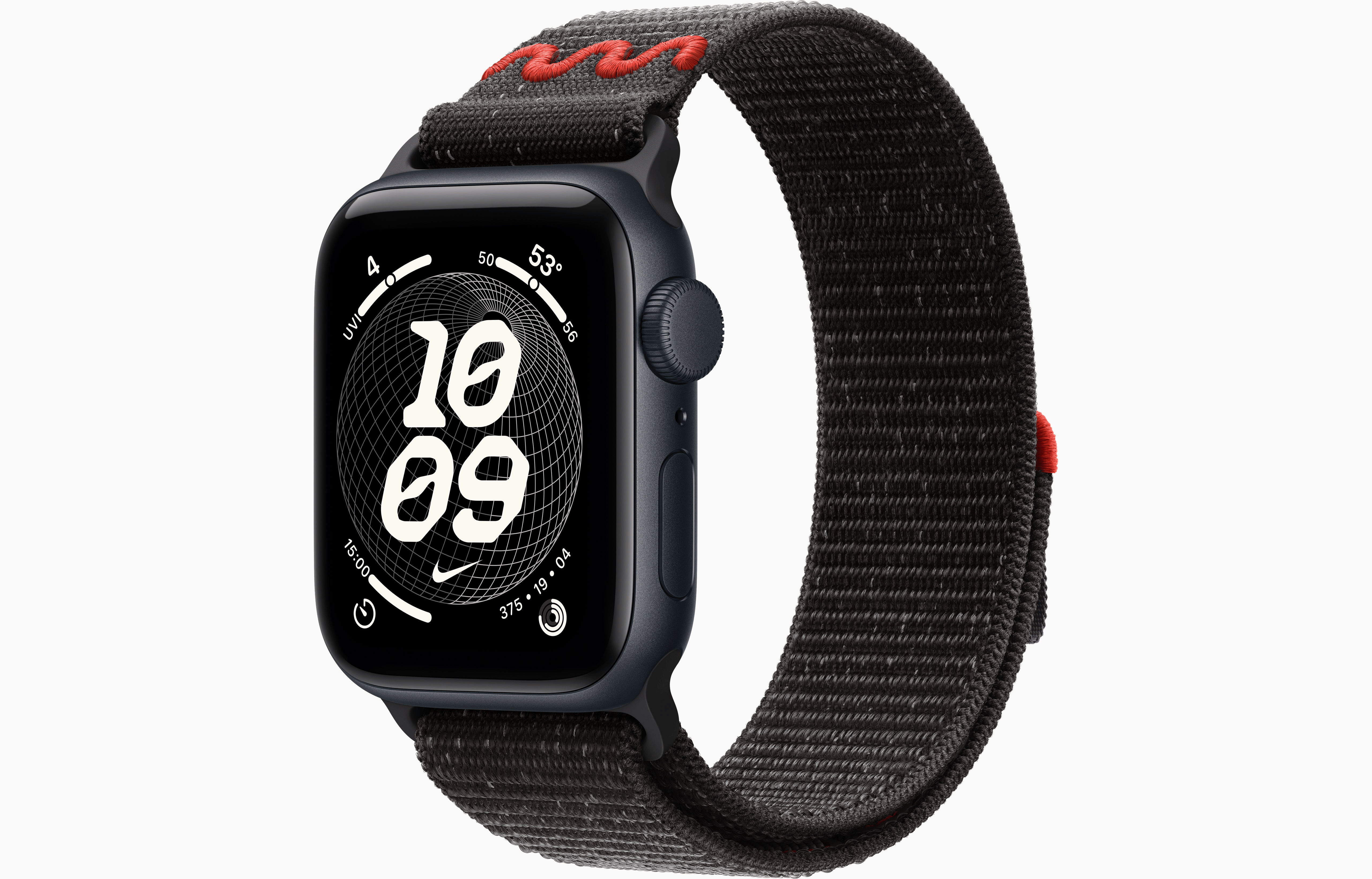 APPLE WATCH SE 3 GPS 40MM MIDNIGHT ALUMINIUM CASE WITH MIDNIGHT BLACK NIKE SPORT LOOP MEHX4 thumbnail 2