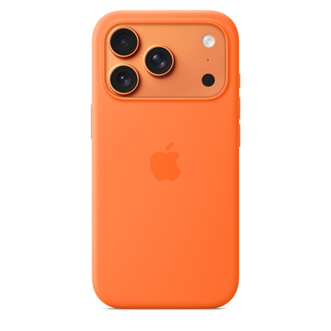APPLE IPHONE 17 PRO SILICONE CASE WITH MAGSAFE ORANGE MGFE4 thumbnail 2