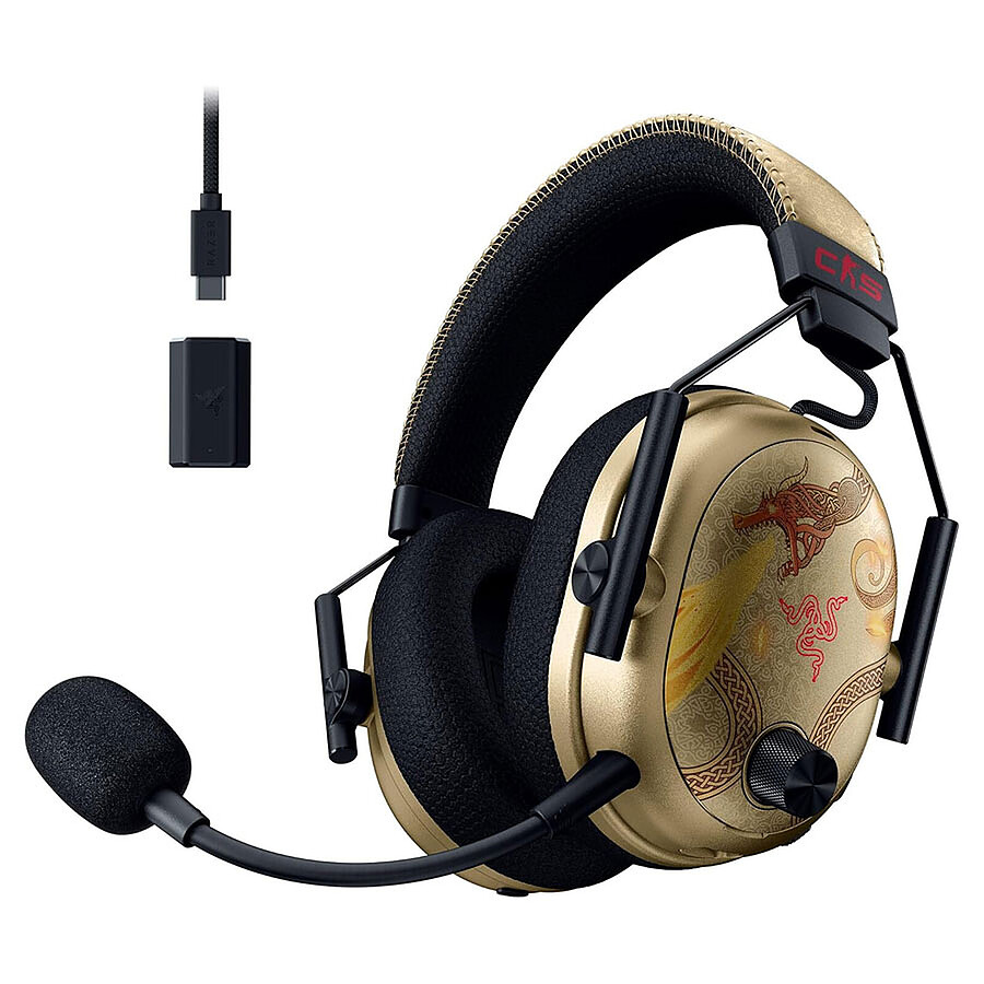 RAZER BLACKSHARK V3 PRO WIRELESS ANC ESPORTS HEADSET COUNTER-STRIKE 2 EDITION RZ04-05400800-R3M1 thumbnail 2