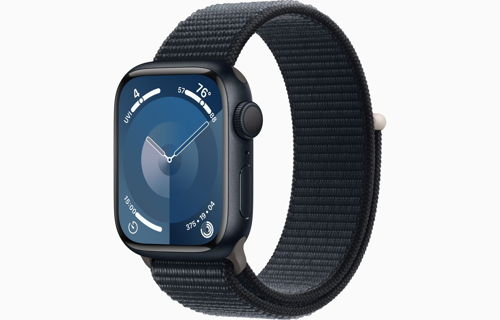 APPLE WATCH SERIES 9 GPS 41MM MIDNIGHT ALUMINIUM CASE WITH MIDNIGHT SPORT LOOP MR8Y3 thumbnail 2