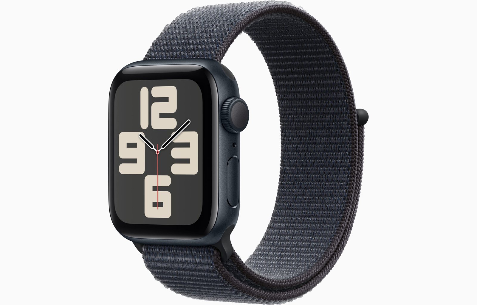 Apple Watch SE (2nd Gen, 40mm, GPS) - Midnight Aluminum Case with Midnight Sport Loop thumbnail 2