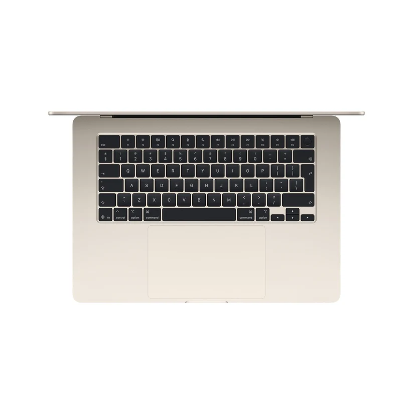 APPLE MACBOOK AIR 15-INCH M5 CHIP WITH 10 CORE CPU 10 CORE GPU 24GB 1TB ENGLISH STARLIGHT MDVF4 thumbnail 2