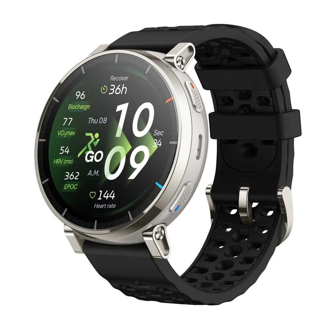 AMAZFIT ACTIVE 3 PREMIUM SMART WATCH APEX SILVER A2559 thumbnail 2