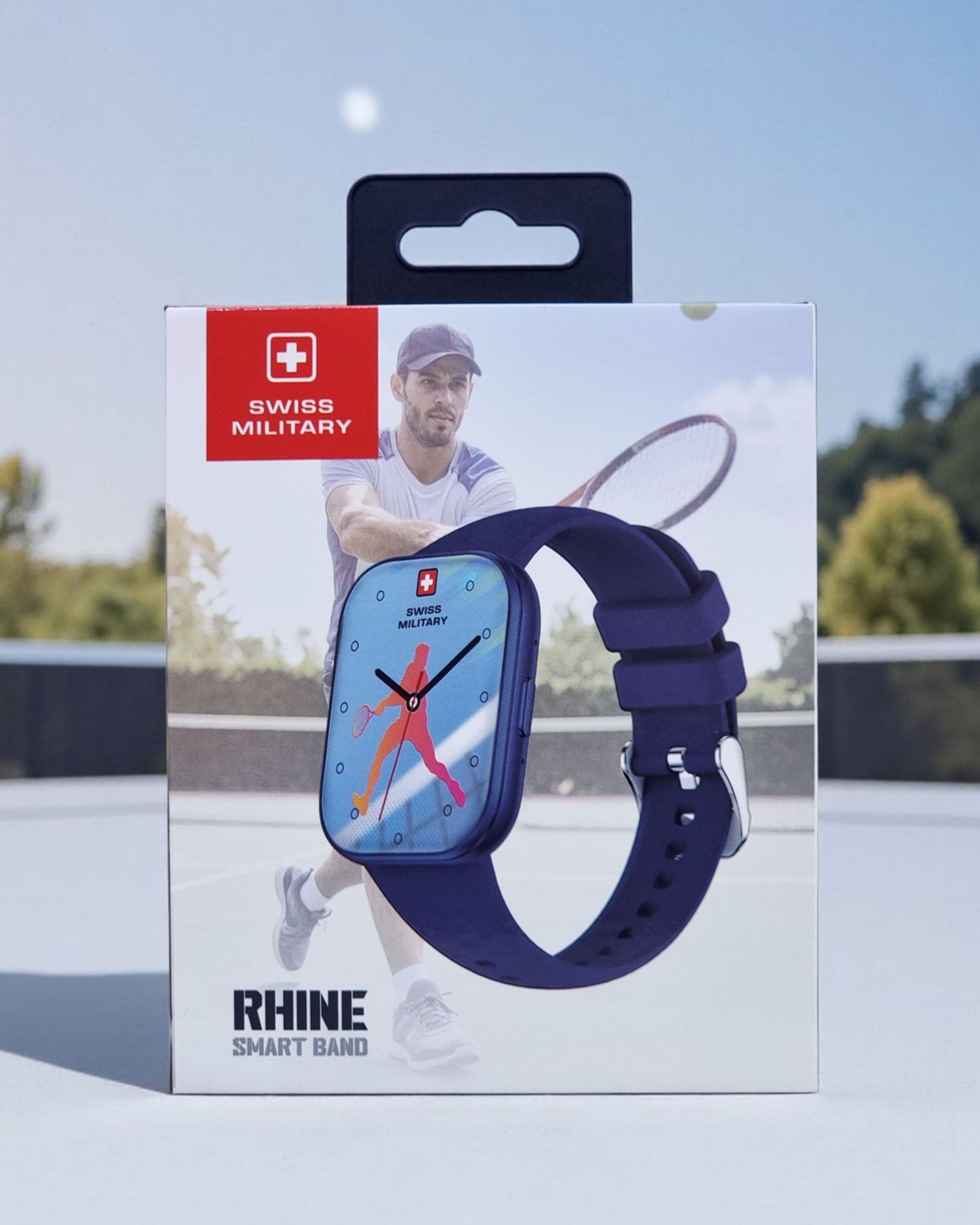 SWISS MILITARY RHINE SMART BAND BLUE WITH 3 TALK  SM-BAND-RHINE3-BLUFBLUS thumbnail 2